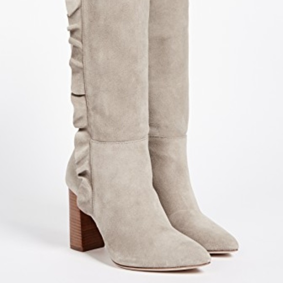 pale grey boots